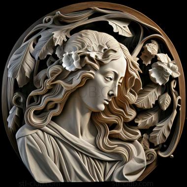 3D model sandro botticelli (STL)